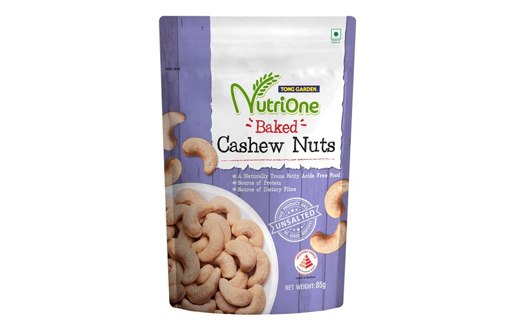 Tong Garden NutriOne Baked Cashew Nuts   Pouch  85 grams
